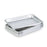 Wear-Ever Sheet Pan, 1/8 size, 9-1/2''W x 6-1/2''D x 1''H, tapered design, concave bottom, 16 gauge