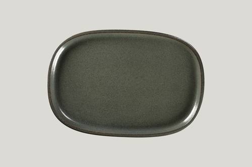Ease Plate, 9.05''L, oval, fridge/freezer/oven/microwave/dishwasher safe, porcelain, Caldera