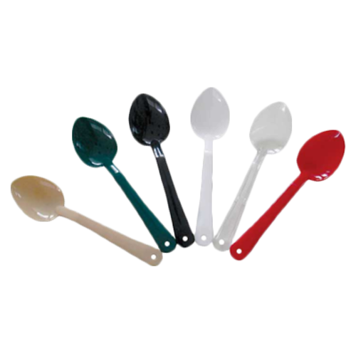 Serving Spoon, 11'', solid, dishwasher safe, polycarbonate, red, NSF