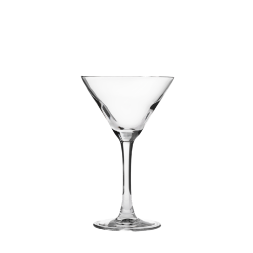 Martini Glass, 5 oz., sheer rim, glass, Arcoroc, Romeo (H: 6'' T: 3 3/4'' M: 3 3/4'' B: 2 3/4'' )