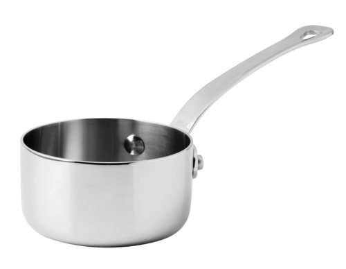 Mini Sauce Pan, 10-1/4 oz., 3-ply, aluminum & stainless steel construction, 2mm thickness