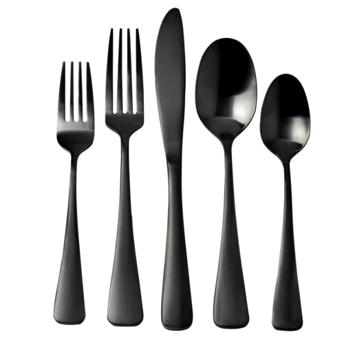 Soup Spoon, Black PVD finish, Dishwasher safe; never needs polishing, 18/10 stainless steel