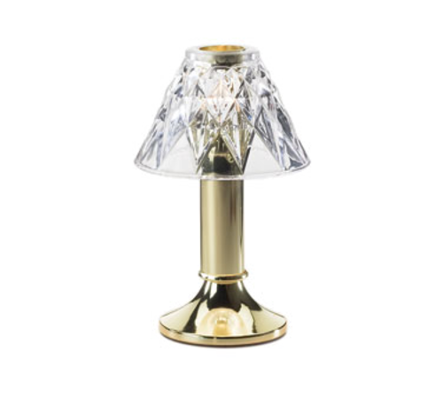 Vintage Charm Paige Lamp Base, 9-3/4'' H x 4-1/4'' dia., polished brass