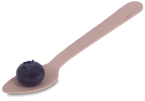 Disposable Mini Spoon, 4-1/2'', bamboo, natural (100 per pack)