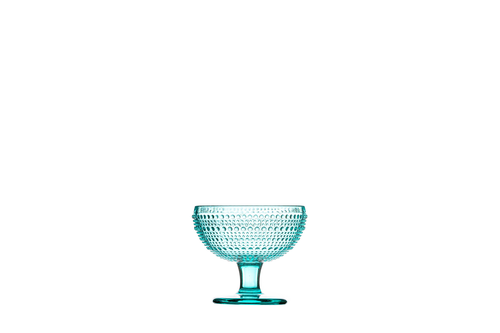 Hospitality Brands Pearls Dessert Glass, 10 oz., aqua