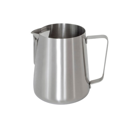 Water Pitcher, 70 oz., 7-3/10'' x 6-1/2''H, round, tapered spout, with ice catcher, large handle