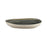 Spot Plate, 11''L x 8-9/10''W, organic shape, deep, porcelain, peridot