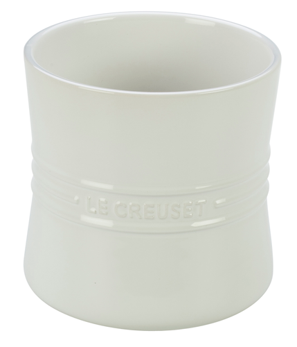 Utensil Crock, 2.75 qt., stoneware, White