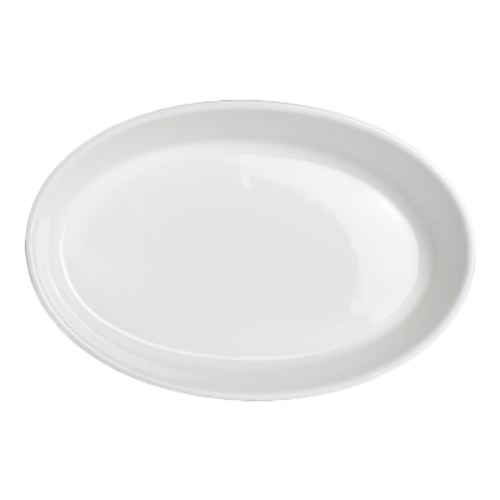 Dish, 10-1/2 oz., 1-3/8'' H x 4-1/4''W x 6-3/8''L, oval, microwave/dishwasher safe