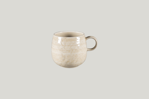 Krush Mug, 11.15 oz., 3.4'' dia. x 3.35''H, Porcelain, Vanilla