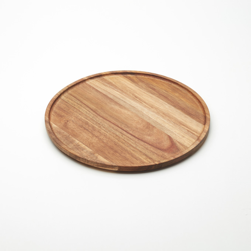 Serving Board, 12'' dia. X 3/5''H, round, Acacia wood, Loft Collection
