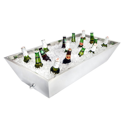 Beverage Tub, 36.0''W x 18.0''D x 7.0''H, 18/10 Stainless, DW Haber, Buffet Chillers