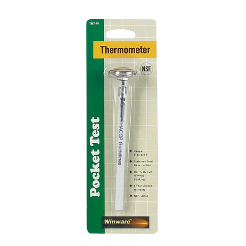 Thermometer Pocket 0 To 220 Dial Type Case And Clip 5'' Probe 12 Each Per Case