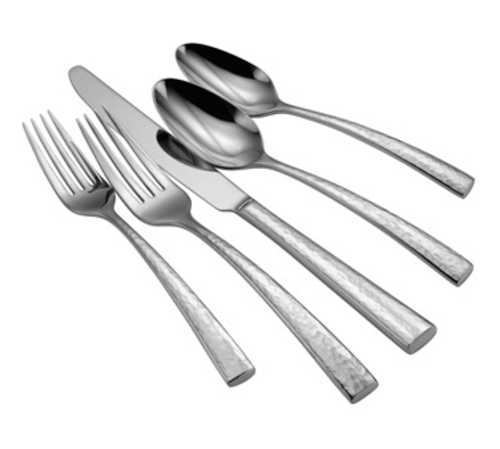 European Table Fork 8-1/4'' martele textured handle