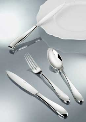 Table Knife, 9-3/4'', solid handle, 13/0 stainless steel, La Tavola, Premiere