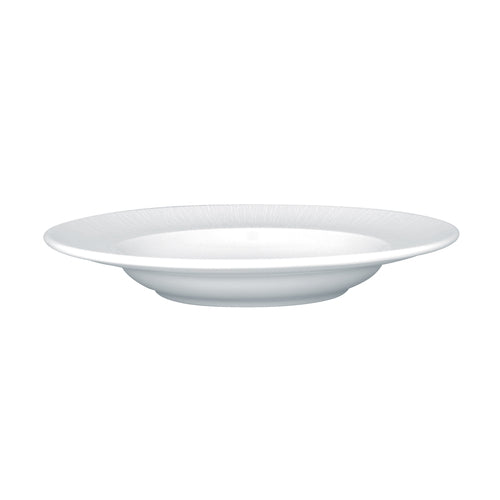 Soul Plate, 11'' dia., round, deep, Polaris porcelain, white