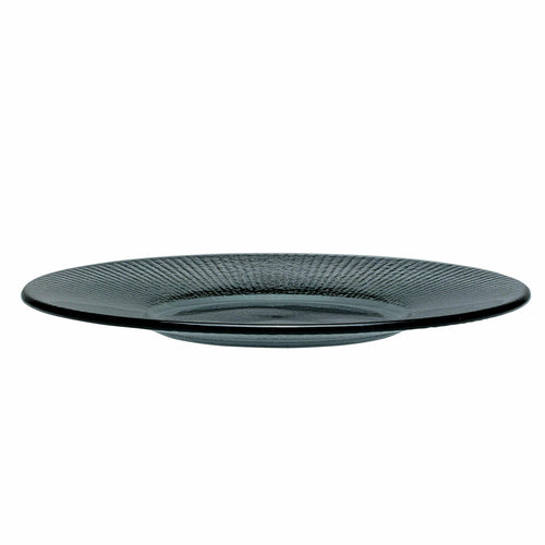 GOURMET PLATE 10 3/4 IN (6 IN WELL) WILLOW SMOKE