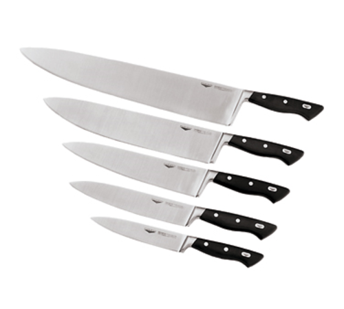Chef's Knife, 14-1/8''L, steel & carbon alloy forged blade, ergonomic plastic handle
