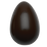 Chocolate Mold, (2) forms, 8''H, half egg shape, rigid, polycarbonate, opaque