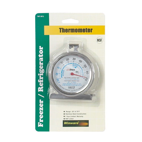 Refrigerator/freezer Thermometer Temperature Range -20 To 70 F 3 Dial Type