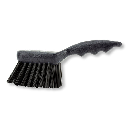 Sparta Floater Scrub Brush, 8'' long, polyester bristles, non-absorbent, oil resistant, plastic handle, black