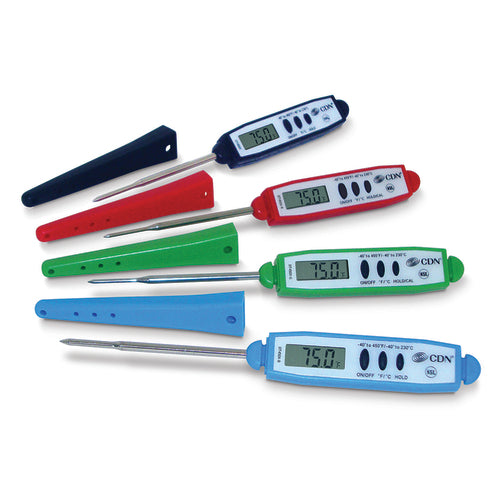 Digital Pocket Thermometer, -40 to +450F (-40 to +230C), 6-8 second response.