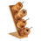 Donut Display Stand, 7''D x 13''W x 2-1/2''H, rectangular, (4) holding posts, bamboo, BPA Free