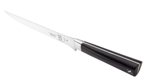 ZuM Boning Knife, 6'', stiff, one-piece precision forged, high carbon, no-stain, German steel, ergonomically designed POM handle, NSF