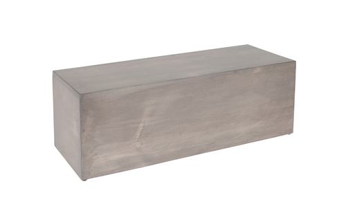 Aspen Riser, 7'' x 20-1/2'' x 7''H, rectangular, gray-washed pine wood