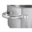 Sauce Pot, 21-1/2 qt., 14-1/8'' dia. x 8-1/2''H, stainless steel sandwiched around aluminum plate, without lid, induction ready, welded handles, Paderno, Series 1000, NSF