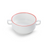 Bistro Soup Bowl, 14.87 oz., 4-3/4'' dia., round, 6-1/2''L with handles, vitrified porcelain, red