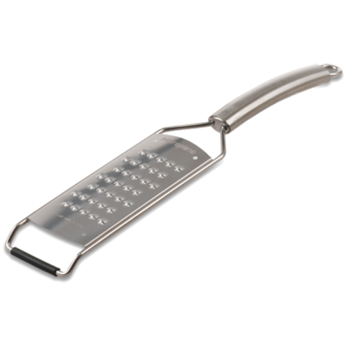 Microplane Pro Series Grater, 13''L x 3''W x 1''H, extra coarse blade, for hard onions, soft cheese, cabbage, and potatoes.