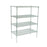 Shelf 42''W x 24''D includes: (4) sleeve clips per shelf