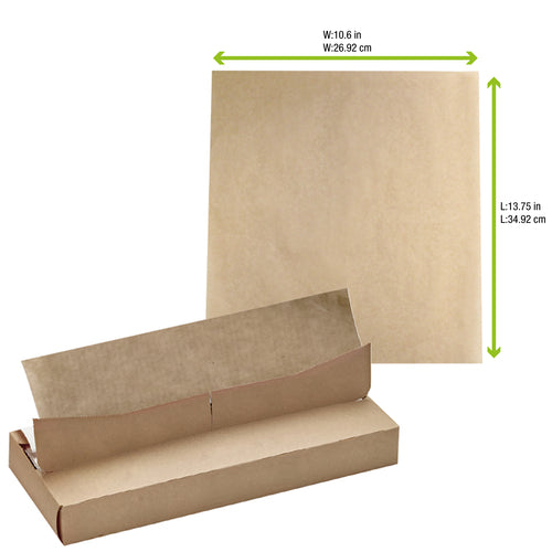 Grab & Go Liner Sheets, 14.2'' x 9.8'', rectangular, in dispenser box, greaseproof