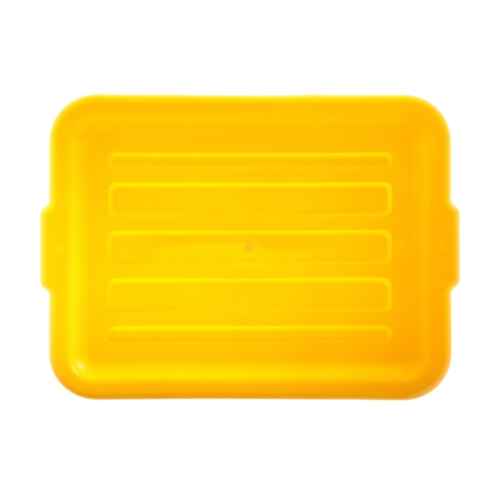 Comfort Curve Universal Lid, for N44010 & N44011, 20''L x 15''W x 1''H, polypropylene, yellow, NSF, Made in USA
