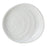 Plate, 6-1/2'', abstract round, melamine, Creations, Scape White
