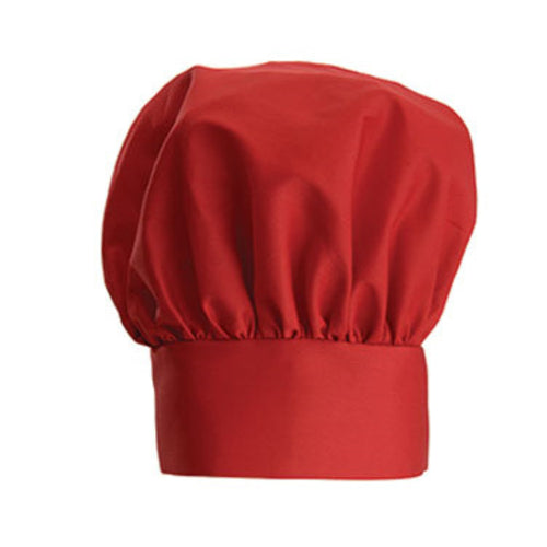 Signature Chef Chef Hat, 13'', Velcro Closure, Red