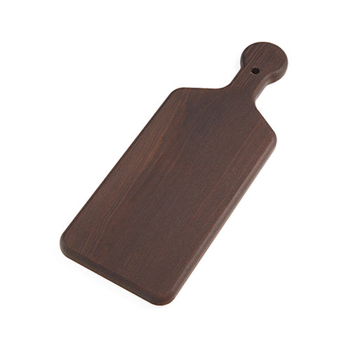 Serving Board, 12''L x 6-1/8''W x 3/4''H, 17''L with handle, rectangular, ash wood (hand wash only)