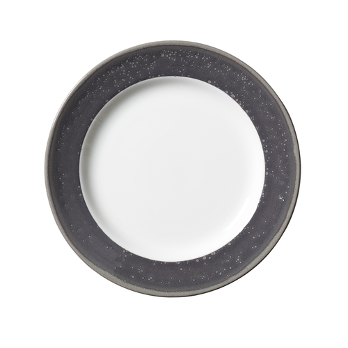 Plate, 8'' dia., round, fully vitrified, ceramic, Steelite Performance, Revolution Edge  Granite
