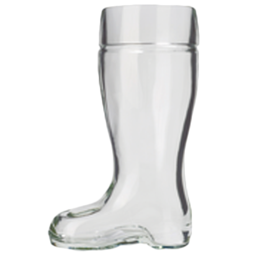 Stolzle Beer Boot, 17-1/2 oz., 7-5/8''H, dishwasher safe, lead-free crystal glass, Biersiefel