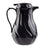 Cash & Carry Connoisserve Coffee Decanter, 64 oz., thumb press, swirl design, triple wall insulation, color tag set included, hand wash only, plastic, black
