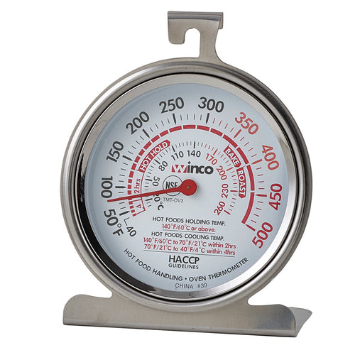 Oven Thermometer Temperature Range 50 To 500 F 3 Dial Type