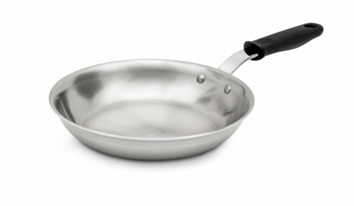 Tribute Fry Pan, 10'' dia., 3-ply, heat resistant up to 450F continuous use, 600F intermittent use, induction ready, EverTite Riveting System, natural finish