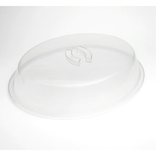 Serving Tray Cover, 28''L, oval, antimicrobial, dishwasher safe, ABS, clear (for 27'' & 29'' oval serving trays)