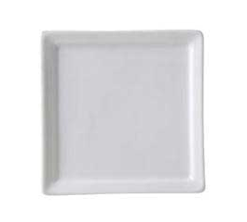 Serving Tray, 9'' x 9'', square, rolled edge, bright white,Ventana Collection