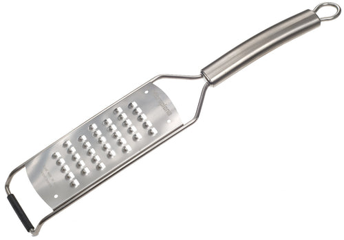 Microplane Pro Series Grater, 13''L x 3''W x 1''H, extra coarse blade, for hard onions, soft cheese, cabbage, and potatoes.