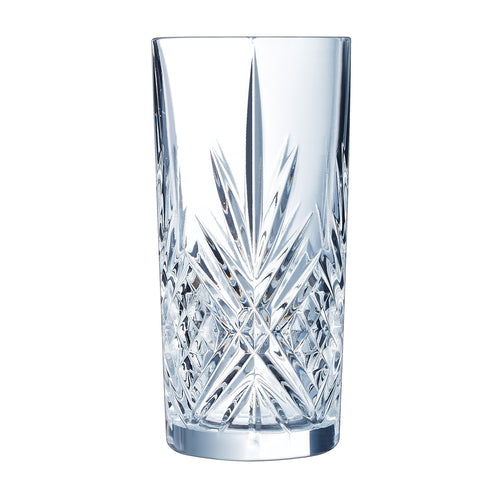 Beverage Glass, 15 oz., annealed glass, Arcoroc, Broadway (H 6-1/2''; T 3-1/8''; B 2-3/4''; M 3-1/8'')