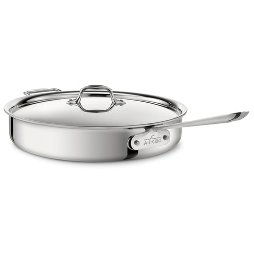 SAUTE PAN WITH LID 6 QT STAINLESS ALL-CLAD