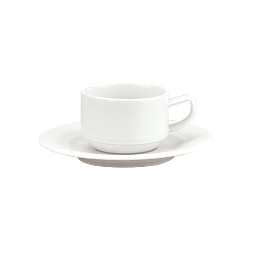 Espresso Cup, 3 oz., 2-1/2'' x 1-5/8''H, 1-5/8'' dia. foot, round, with handle, fully vitrified