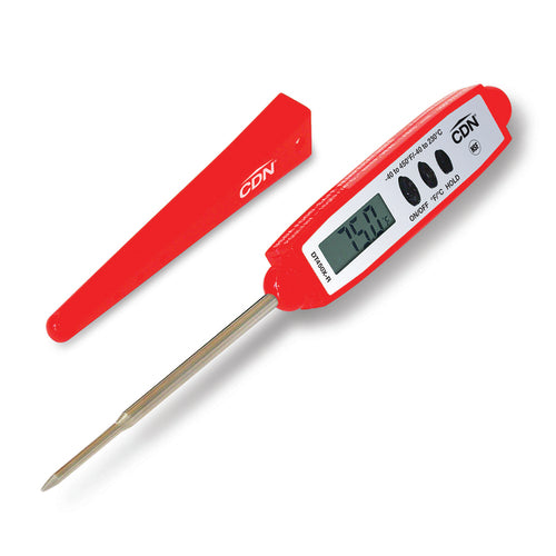 Digital Pocket Thermometer, -40 to +450F (-40 to +230C), 6-8 second response.